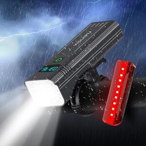 YISUIPU Ultra-Bright 12 LED Bike Light Set